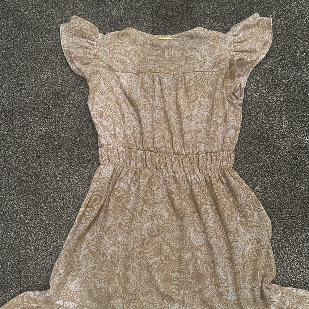 Michael Kors Women's Paisley Crinkle Mini Dress - Picture 2 of 4